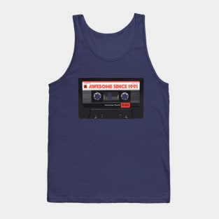 Classic Cassette Tape Mixtape - Awesome Since 1991 Birthday Gift Tank Top